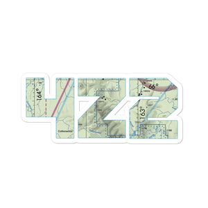 Upper Hannum Creek Airport (4Z2) VFR Sectional Sticker