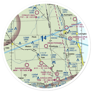 Para Field (4Y8) VFR Sectional Sticker (30 mile)