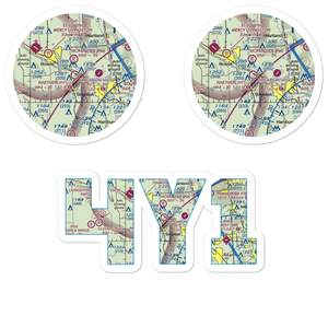Raether Airport (4Y1) VFR Sectional Sticker Pack