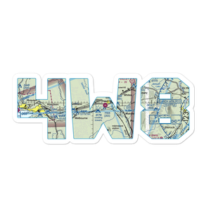 Elma Municipal Airport (4W8) VFR Sectional Sticker