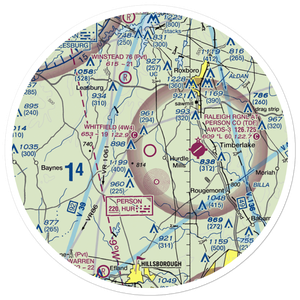 Whitfield Farms Airport (4W4) VFR Sectional Sticker (30 mile)