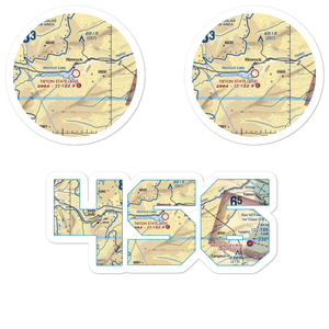 Tieton State Airport (4S6) VFR Sectional Sticker Pack