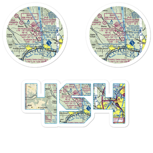 Skyport Airport (4S4) VFR Sectional Sticker Pack