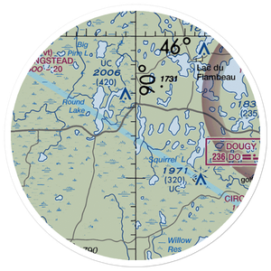 Franks Seaplane Base (4P5) VFR Sectional Sticker (20 mile)