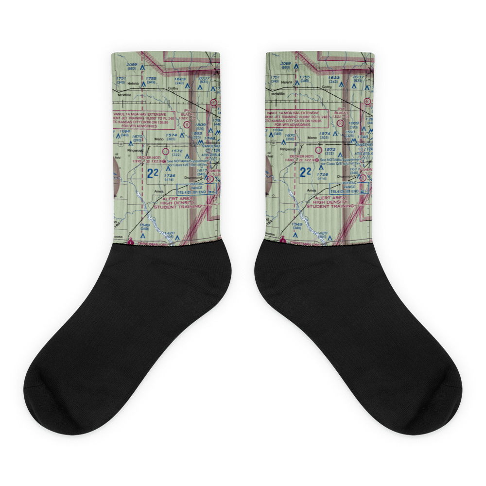Decker Field (4O7) VFR Sectional Socks 