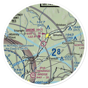 Greene Airport (4N7) VFR Sectional Sticker (20 mile)