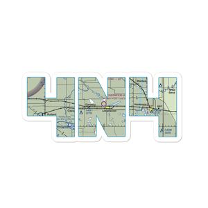 Lidgerwood Municipal Airport (4N4) VFR Sectional Sticker