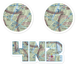 Middlesex Valley Airport (4N2) VFR Sectional Sticker Pack