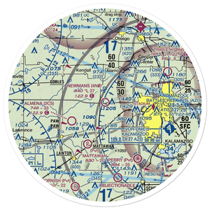 Newman's Airport (4N0) VFR Sectional Sticker (30 mile)