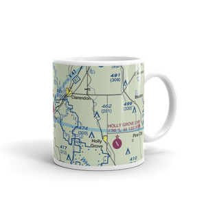 Clarendon Municipal Airport (4M8) VFR Sectional  Mug