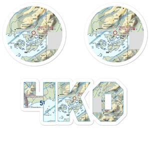 Pedro Bay Airport (4K0) VFR Sectional Sticker Pack