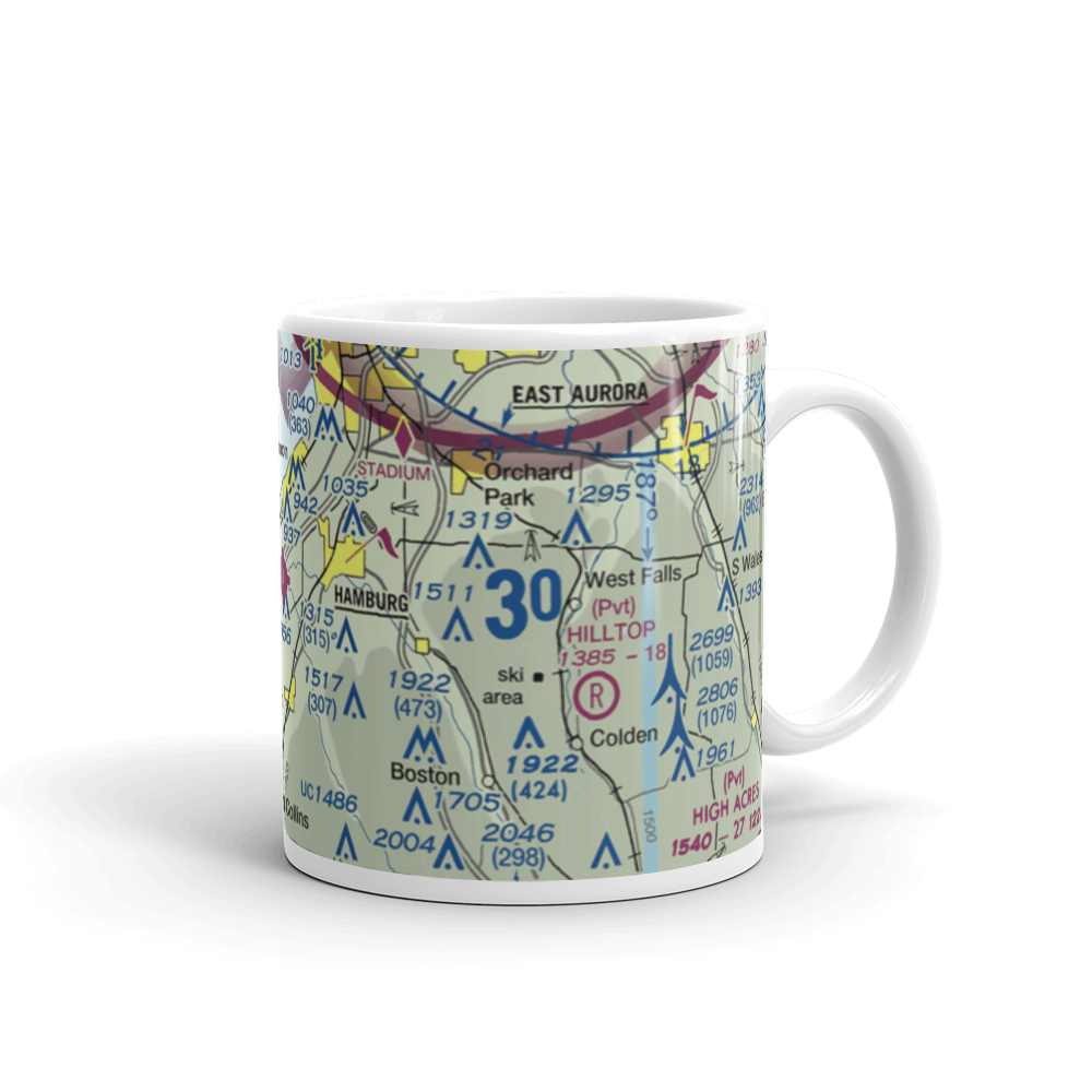 Hamburg Inc Airport (4G2) VFR Sectional  Mug 