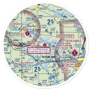 Westport Airport (4F1) VFR Sectional Sticker (30 mile)