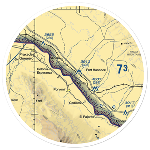 Fort Hancock Heliport (4E9) VFR Sectional Sticker (30 mile)