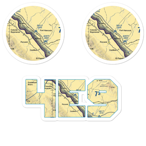 Fort Hancock Heliport (4E9) VFR Sectional Sticker Pack