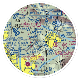 Kirila Heliport (4D5) VFR Sectional Sticker (20 mile)