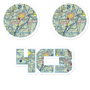 Yalesville Heliport (4C3) VFR Sectional Sticker Pack