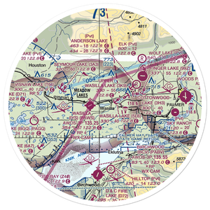 Lake Lucille Seaplane Base (4A3) VFR Sectional Sticker (30 mile)