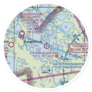 Atmautluak Airport (4A2) VFR Sectional Sticker (20 mile)