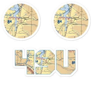 Shoshoni Municipal Airport (49U) VFR Sectional Sticker Pack