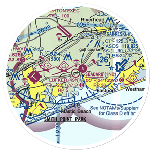 Lufker Airport (49N) VFR Sectional Sticker (20 mile)