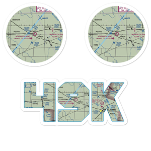 Norwich Airport (49K) VFR Sectional Sticker Pack