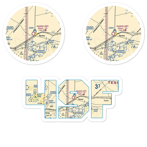 Rankin Airport (49F) VFR Sectional Sticker Pack