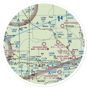 Gavagan Field (48G) VFR Sectional Sticker (30 mile)