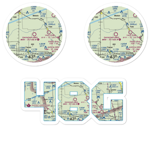 Gavagan Field (48G) VFR Sectional Sticker Pack