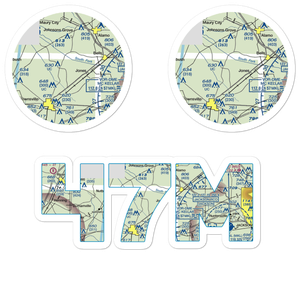 Thornton Airport (47M) VFR Sectional Sticker Pack