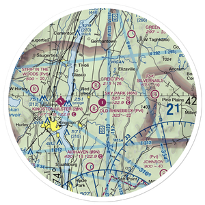 Sky Park Airport (46N) VFR Sectional Sticker (30 mile)