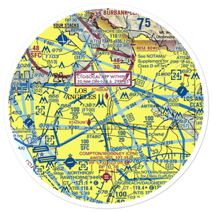 Parker Center Heliport (45L) VFR Sectional Sticker (30 mile)