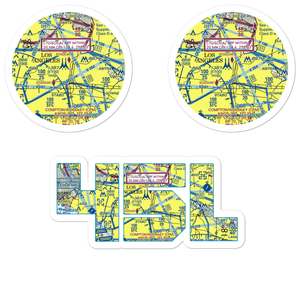 Parker Center Heliport (45L) VFR Sectional Sticker Pack