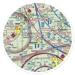 Betz Airport (44G) VFR Sectional Sticker (30 mile)
