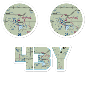 Northome Municipal Airport (43Y) VFR Sectional Sticker Pack