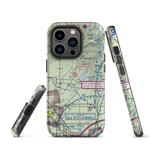 Yosemite Hidden Lake Ranch Airport (0CL0) VFR Sectional  Tough iPhone Case