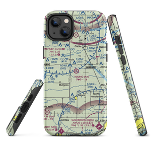 Young Airport (6LL2) VFR Sectional  Tough iPhone Case