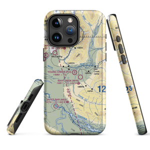 Young Creek Airport (0AK5) VFR Sectional  Tough iPhone Case