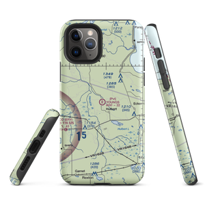 Young's Airport (0MI6) VFR Sectional  Tough iPhone Case