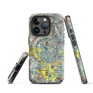 Youngstown Warren Regional Airport (YNG) VFR Sectional  Tough iPhone Case