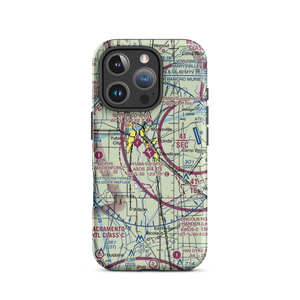 Yuba County Airport (MYV) VFR Sectional  Tough iPhone Case