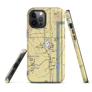 Yucca Airstrip (NV11) VFR Sectional  Tough iPhone Case