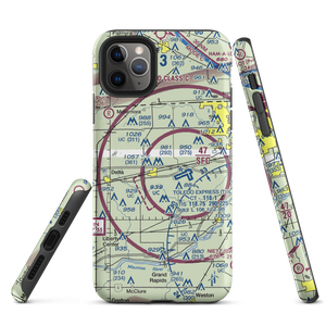 Zeigler Landing Strip (72OH) VFR Sectional  Tough iPhone Case