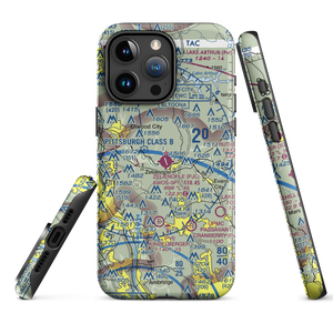 Zelienople Municipal Airport (PJC) VFR Sectional  Tough iPhone Case