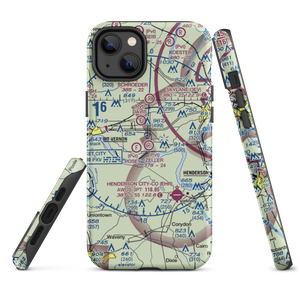 Zeller Elev County Airport (IN23) VFR Sectional  Tough iPhone Case