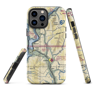 Zema Private Airport (WA72) VFR Sectional  Tough iPhone Case