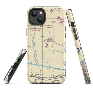 Zerbe Airport (MT51) VFR Sectional  Tough iPhone Case