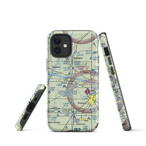 Ziggy Carline Airport (SN41) VFR Sectional  Tough iPhone Case