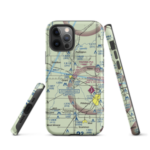 Ziggy Carline Airport (SN41) VFR Sectional  Tough iPhone Case