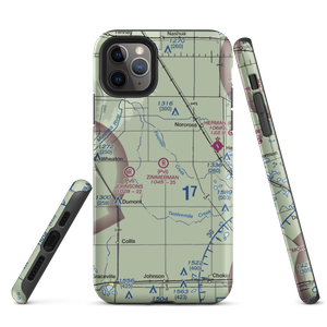 Zimmerman Airport (50MN) VFR Sectional  Tough iPhone Case
